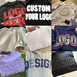 T-Shirt di Lusso da Uomo con Ricami e Applicazioni, Lavaggio Acido, Personalizzabile, Magliette Sportive Streetwear con Patchwork e Logo - Product Image 2