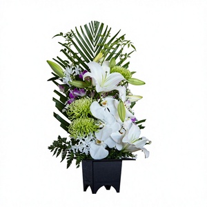 Mini Floral Pot <b>Square</b> 5 Colors Plastic Indoor Outdoor Decoration for Hotel Home Gardening Wedding Decoration Minimalist Style - Product Image 1