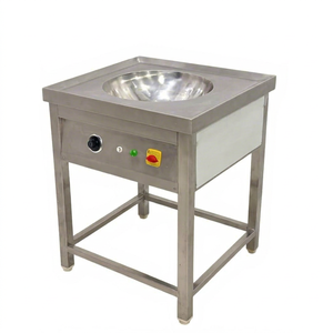 Wok à induction électrique commercial en acier inoxydable, dôme de 16 pouces, 24x24x32 pouces, puissance réglable pour la cuisson - Product Image 1