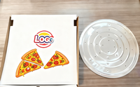 Barquettes à pizza en aluminium pour distributeur automatique de pizzas pré-cuites