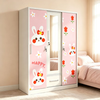Armoire métallique imprimée, armoire de rangement en acier, placard modulaire anti-termites, durée de vie de 10 ans pour l'utilisation dans les dortoirs scolaires