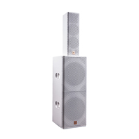 Sistema de Altavoces con Procesador de Señal Digital Activo HPS8/B-25A, Amplificador de Potencia, Gabinete Metálico, Portátil, Impermeable, para Música en Vivo