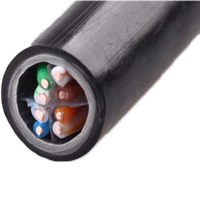 Câble réseau UTP Cat6A doublement étanche de 305 m (1000 pi) 4 paires en cuivre sans oxygène avec gaine PE LSZH PVC et 8 conducteurs