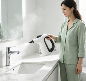 เครื่องทำความสะอาดไอน้ำแรงดันสูงแบบมือถือสำหรับใช้ในบ้าน 1300W ร้อนเร็วภายใน 20-30 วินาที ถังขนาด 500 มล. ปริมาณไอน้ำ 38-42 กรัม/นาที สายไฟยาว 3 เมตร - Product Image 6