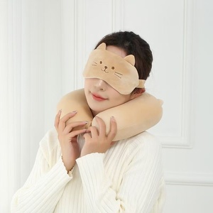 Vente flash - Oreiller en forme de <span class=keywords><strong>U</strong></span> pour chat, doux et confortable, pour les voyages et le travail, comme jouet personnalisé pour les grossistes - Product Image 4