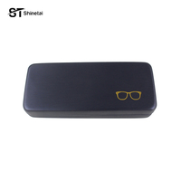 Étui à lunettes de soleil pliable triangulaire portable, fermeture magnétique, boîte rigide pour lunettes, logo personnalisé