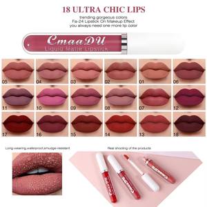 Private Label 18 Colors Matte <b>Lipstick</b> Makeup Waterproof Lasting <b>Vegan</b> Lip Stick Makeup Cosmetics - Product Image 4