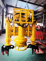 Pompe de dragage submersible hydraulique robuste pour attache d'excavatrice avec agitateur latéral et solution complète