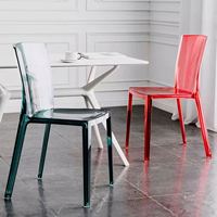 Chaise en acrylique transparente antidérapante simple pour la maison, le bureau, l'apprentissage des étudiants et l'ordinateur – Vente en gros