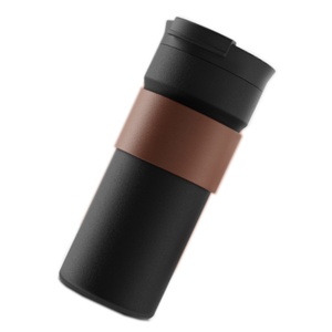 Reusable <b>Double</b> <b>Wall</b> Stainless Steel Eco-Friendly Minimalist Office Travel Coffee Mug 400ml 24hrs Insulation Portable Gift - Product Image 1