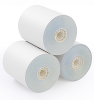 Rollo NCR de alta calidad 76*70mm 76mm papel sin carbón de 2 capas para copia de oficina billete de recibo de libro