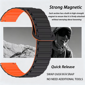 <span class=keywords><strong>Correa</strong></span> Magnética de 22mm 20mm para <span class=keywords><strong>Samsung</strong></span> Galaxy Watch 7 6 <span class=keywords><strong>5</strong></span> 4 3, <span class=keywords><strong>Correa</strong></span> de Silicona para Huawei Watch GT6/<span class=keywords><strong>5</strong></span>/4Pro 46mm Ultimate - Product Image 2