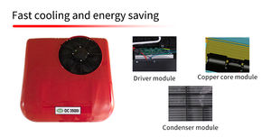 Nouveau système de climatisation 24V pour camion, climatiseur de stationnement pour cabine de camion, climatiseur de toit pour camion <span class=keywords><strong>12V</strong></span> 24V - Product Image 3