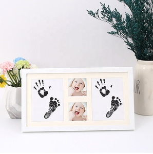 New Zealand Thông Không Thấm Nước Vuông Khung Ảnh In Kỹ Thuật Số Cho Bé Dấu Chân Tăng Trưởng Kỷ lục 100 Ngày Trăng Tròn - Product Image 4