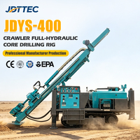Foreuse hydraulique complète sur chenilles JTD JDYS-400 avec moteur et pompe, profondeur maximale 480 m pour l'exploration de roches dures en montagne