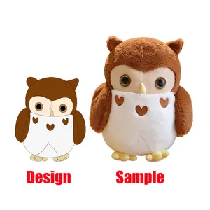 יצרן OEM מותאם אישית צעצועי קטיפה בובות בעלי חיים רכים ממולאים באיכות גבוהה למתנות קידום מכירות