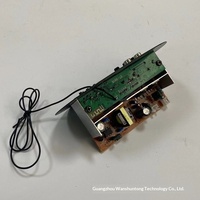 Placa amplificadora de 5 pulgadas, DC 12V/AC 110-220V, altavoz con lectura de tarjetas, placa de decodificación multifunción, placa base PCB