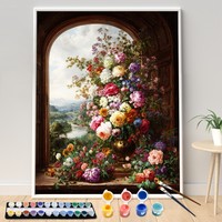 Kits de peinture par numéros DIY personnalisables, ensemble de peinture à l'huile non personnalisé pour adultes, enfants et débutants, livraison directe