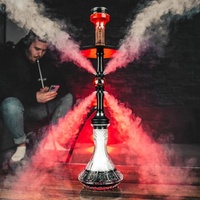 Cachimba Original de la Marca Alemana Moze Sphere 2, Juego de Cachimba de Acero Inoxidable 304 para Fiestas, Cafés, Clubes, Bares, Salones de Cachimba, Tiendas de Shisha