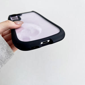 Custodia per telefono di lusso in resina epossidica acrilica trasparente colorata per <span class=keywords><strong>Samsung</strong></span> Galaxy S26 Ultra S26 Edge, antiurto, rigida, con motivo gatto - Product Image 4