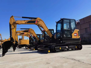 Bottes en caoutchouc pour excavatrice hydraulique SY60C de 6 tonnes avec seau à goupilles et refroidisseur d'air - Product Image 3