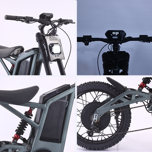 Bicicleta Eléctrica Cruiser Vintage de 20 Pulgadas con Doble Batería de 48v, Frenos de Disco y Neumáticos Anchos, Nueva en Venta - Product Image 3