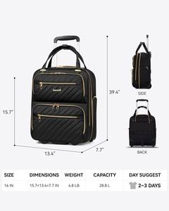 Free sample Personalized Men's Travel Computer Trolley <b>Bags</b>: Multipurpose Wheeled Laptop Backpack <b>Rolling</b> <b>Bag</b> - Product Image 2