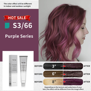 Schwarz Dunkelbraun Grau Weiß Niedrig-Ammoniak Farbcreme Purestyle Permanente Haarfarbe - Product Image 6