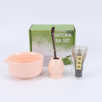 Ensemble de fouets à matcha en bambou naturel faits à la main, fouet à thé vert matcha de style japonais, accessoires pour la préparation du thé