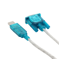 Cable Serial USB 2.0 Tipo-A a DVI RS232 DB9 de 9 Pines, Adaptador con Conductores Chapados en Oro, Revestimiento de PVC y Blindaje Trenzado de 0.8M para Uso con Monitor