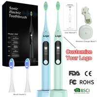 Cepillo de Dientes Eléctrico de Viaje, Portátil, Ultrasónico, Impermeable IPX7, Recargable, Sónico, Alibaba Chile