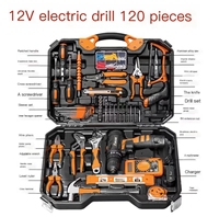 120 pièces – Coffrets d'outils manuels personnalisés – Kits d'outils professionnels pour l'assemblage et la réparation à domicile