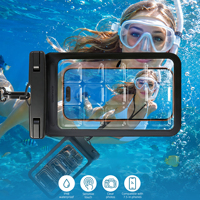 Nouvelle pochette étanche pour téléphone TPU IPX8, personnalisable, avec écran tactile, pour la plongée, la natation et les sports nautiques