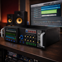 Console de mixage audio professionnelle T-MU22 numérique 22 entrées 18 sorties avec écran tactile et télécommande Wi-Fi
