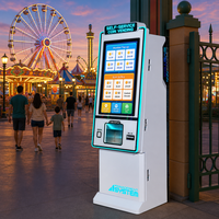 Terminal Penukaran Token Otomatis untuk Pusat Hiburan Keluarga Mesin Dispenser Token Logam Layanan Mandiri Arcade