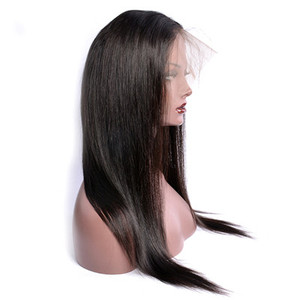 Schokoladen farbe Spitze Frontal Perücke Körper Welle Echthaar Hot Sale Schokoladen farbe 4 # Raw Virgin Brazilian <span class=keywords><strong>Hair</strong></span> 13x4 Lace Front Perücke - Product Image 5