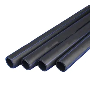 90mm पॉलीथीन पाइप सिंचाई ट्यूब काले 355 mm HDEP पाइप पीई 100 HDEP पानी हीटिंग पाइप उच्च