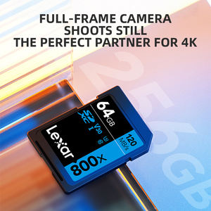 Wholesale LEXAR SD800P 32/64/128/256GB SD Memory Card with 10-year Warranty Plastic Storage <b>for</b> Phone and <b>Camera</b> - Product Image 4