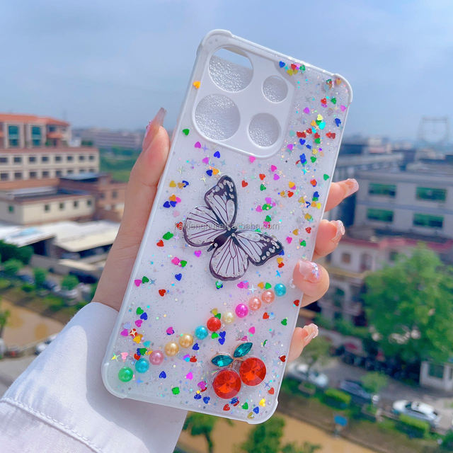 Mobile Accessories Phone Cases Bulk Wholesale with Butterfly Decoration Back Cover for Infinix ZERO 30 5G NOTE 40 4G