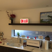 Vente chaude sur l'air LED boîte à lumière avec cadre en aluminium d'éclairage aérien créatif publicité boîte à lumière pour Amazon