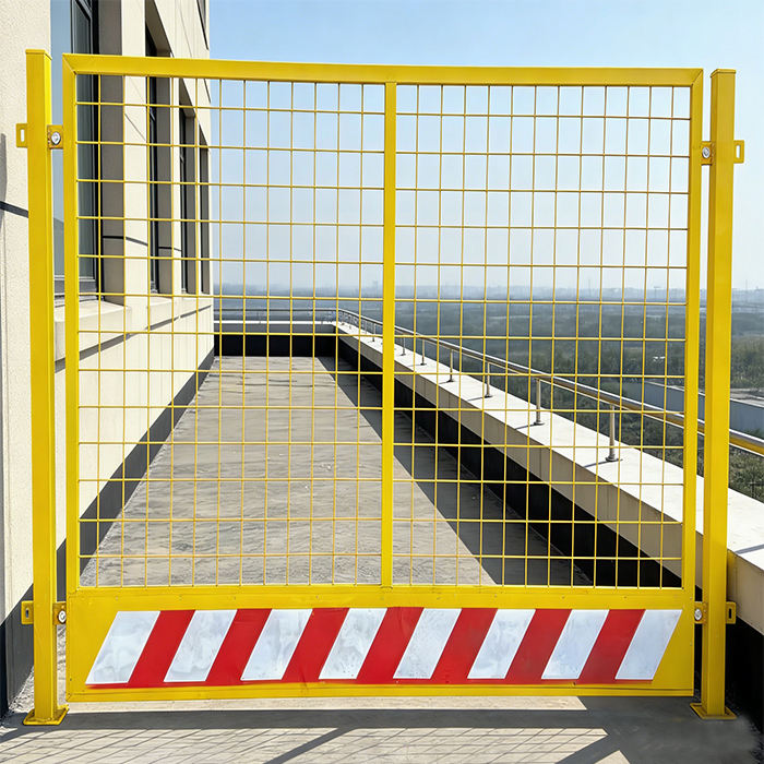 Railing Enclose Construction Site Warning Barricade Roadwork Safety ...
