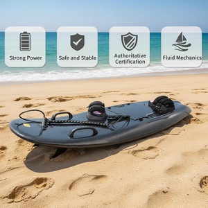 12kw Carbon Fibre Black Surfboard Floating Power Jet Body Ski Board Motorized Surfing Ocean Use - Product Image 1