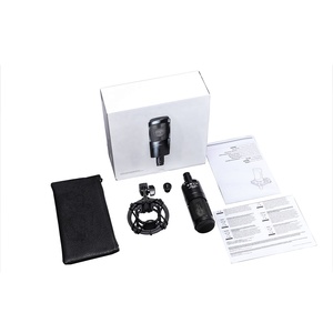 Microphone à condensateur professionnel AT2035 XLR-<span class=keywords><strong>M</strong></span> pour podcasting et streaming en direct, avec suspension antichoc - Product Image 6