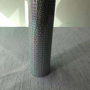 Feuille holographique argentée arc-en-ciel transparente en PET pour impression par transfert, papier plastique, estampage à chaud générique - Product Image 2