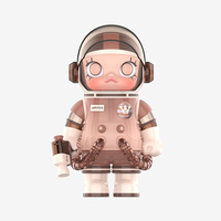 POPMART MEGA SPACE MOLLY 400% Planète Saturne Figurine d'action Anime PVC Poupées Décoration d'intérieur Boîtes mystère Objets de collection Affichage 1/12
