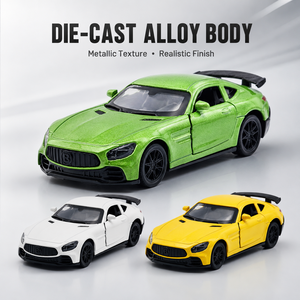 Vente en gros YZMODEL Modèle miniature de supercar DIVO à rétrofriction à l'échelle 1:36, en alliage, avec <span class=keywords><strong>portes</strong></span> ouvrantes, finition course, jouet écologique en métal - Product Image 2