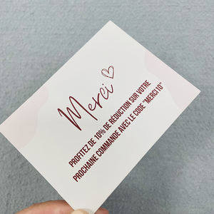 เล็กคริสต์มาสบัตรขอบคุณคุณกำหนดเองนามบัตรพิมพ์บัตรอวยพรของขวัญโปรโมชั่นที่กำหนดเองโน้ตบุ๊คกระดาษพิมพ์ออฟเซ็ต - Product Image 1