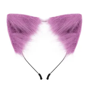 Manufacturer Direct Sales Handmade Lolita Cat Fox Headband Ear Cosplay Cat Ears Headband