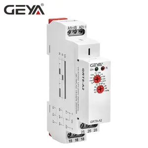 GEYA Relai Keamanan, GRT8-A Waktu Delay Kekuatan 16A 1SPDT ATAU 2SPDT Time Delay 240V 12V DC Relay