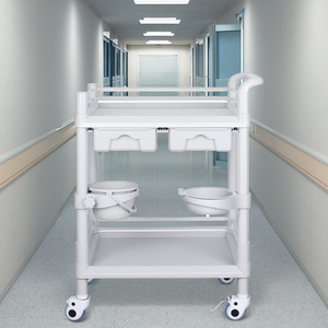 Multifunction Abs <b>Plastic</b> Hospital Anaesthesia <b>Trolley</b> Medical Medicine Emergency Cart Modern Design 4 Castors Individual HYDZ-A - Product Image 1